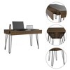 PAGED Home Office Desk 47.3" L Simple Modern Writing Desk with 2 Drawers and Hairpin Legs for Study - 3 of 4
