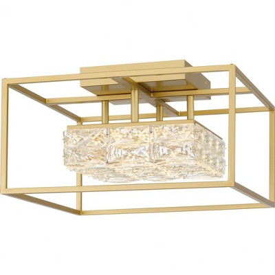 Quoizel Lighting Dazzle 1 - Light Semi-Flush Mount in  Soft Gold