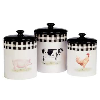 5pc Airtight Canister Set White - Brightroom™ : Target