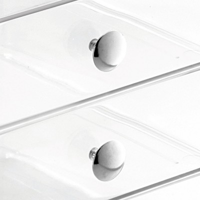 Clear BPA-Free Plastic 3-Drawer Vanity Organizer