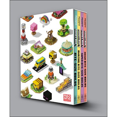 Minecraft: Bite-Size Builds Collection 4-Book Boxed Set - by  Mojang Ab & The Official Minecraft Team (Mixed Media Product)