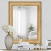 WallBeyond 27"x34" Rattan Mirror Light Brown - 2 of 4