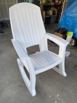 outdoor semco recycled plastic rocking chair