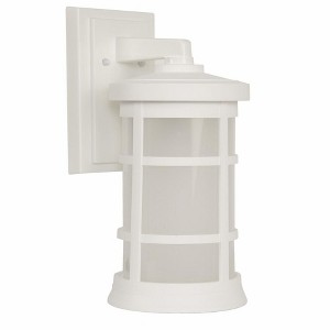 Craftmade Lighting Composite Lanterns 1 - Light Wall Light in  Textured White - 1 of 1