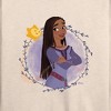 Women's - Disney - Asha & Her Star Lightweight French Terry Wide Neck Long Sleeve Shirt - 2 of 4