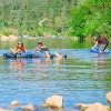 GoSports Heavy-Duty 2 Person Floating River Tube with Premium Canvas Cover-Commercial Grade Double River Tube-Blue - 4 of 4