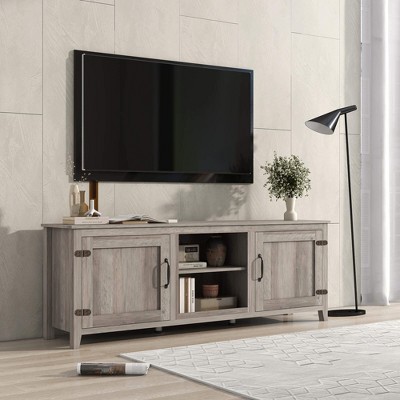 SAINTCY TV Stand with Doors