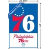 Trends International NBA Philadelphia 76ers - Logo 21 Unframed Wall Poster Prints - 3 of 4