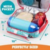 Bentology Insulated Lunch Box w Snack Pocket & Water Bottle Holder - Boys or Kids Lunchbox Tote Keeps Food Hotter or Colder Longer - Reusable Bag Fits - 4 of 4