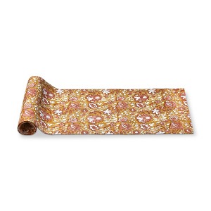 TAG Mia Block Print Runner Cotton Machine Washable Table Runner Décor Decoration, 72" x 14.5"-in. - 1 of 3