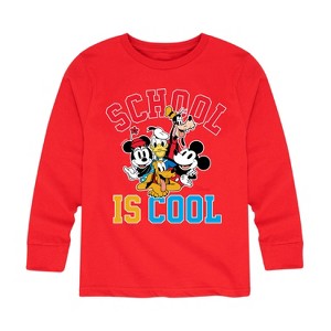 Boys' - Disney - School Is Cool Long Sleeve Graphic T-Shirt - 1 of 4