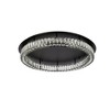 Elegant Lighting Monroe 1 - Light Flush Mount in  Black - 2 of 4