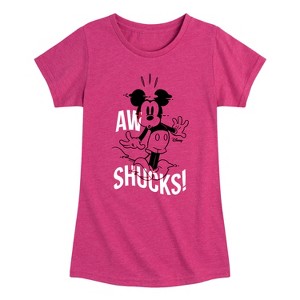 Girls' - Disney - Mickey & Friends Fitted Short Sleeve Graphic T-Shirt - 1 of 4
