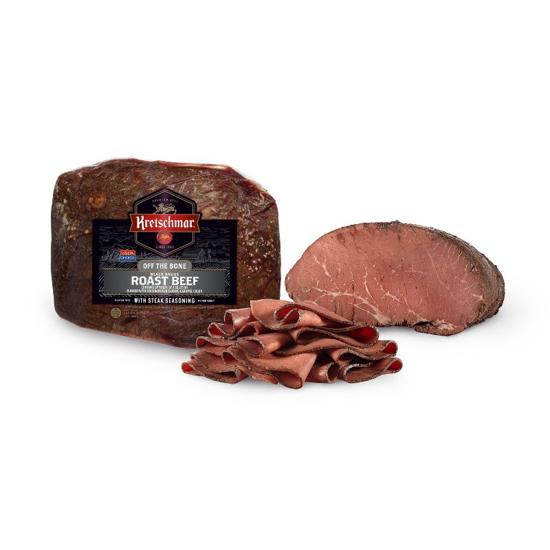 Kretschmar Off the Bone Black Angus Roast Beef - Deli Fresh Sliced - price per lb, 3 of 4