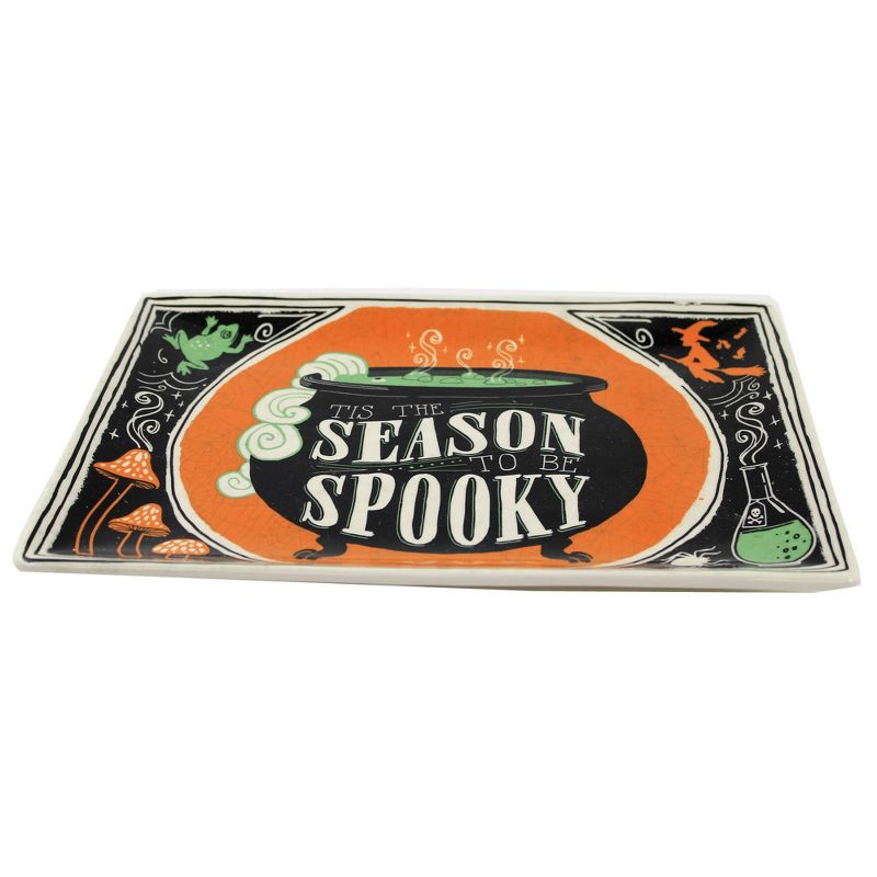 10.25 In Scaredy Cat Platter Cauldron Halloween Witch Serving Platters, 3 of 4