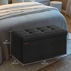 30" Storage Ottoman Bench, Ottoman with Storage, Ottoman Bench, Hold up to 660lb for Living Room - 3 of 4
