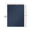 ComplyRight Tax Presentation Folder with Side-Staple Tabs Navy Blue 50/Pack (PNSS2) - 2 of 3