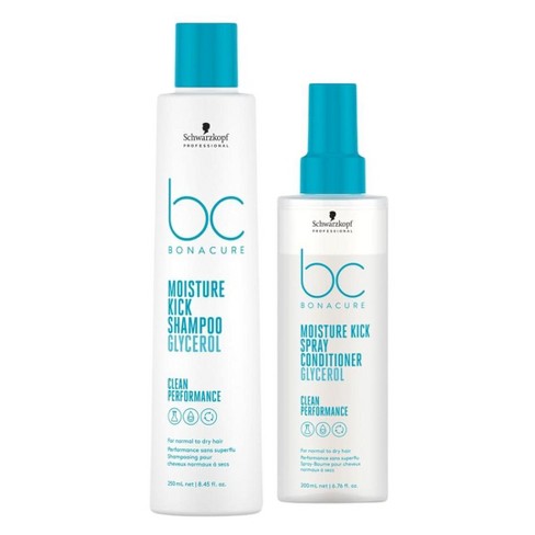 Schwarzkopf BC Bonacure Moisture Kick Shampoo (8.5 oz) & Conditioner (6.76 oz) | For Dry Hair | Hydrating & Moisturizing DUO SET Kit - image 1 of 3