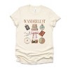 Simply Sage Market Wanderlust Travel Collage Short Sleeve Tee - M - Cream - 2 of 4