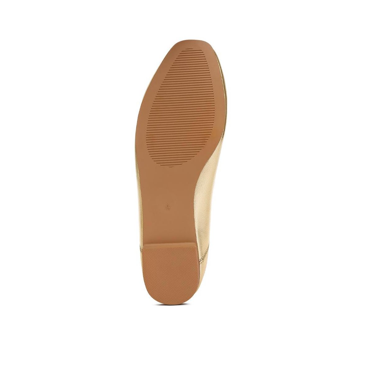 Обувь Rag & Co Womens Ipara Bow Detail Metallic Ballerinas 6 — фото 8