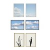 Kate and Laurel Sylvie Soft and Fluffy Clouds Framed Canvas by Stephanie Klatt, 2 Piece 18x24, White - 4 of 4