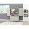 Video Combo Armoire Washed Oak - Inval: Laminate Frame, Metal Hardware, 70.9" High Storage Cabinet - 4 of 4