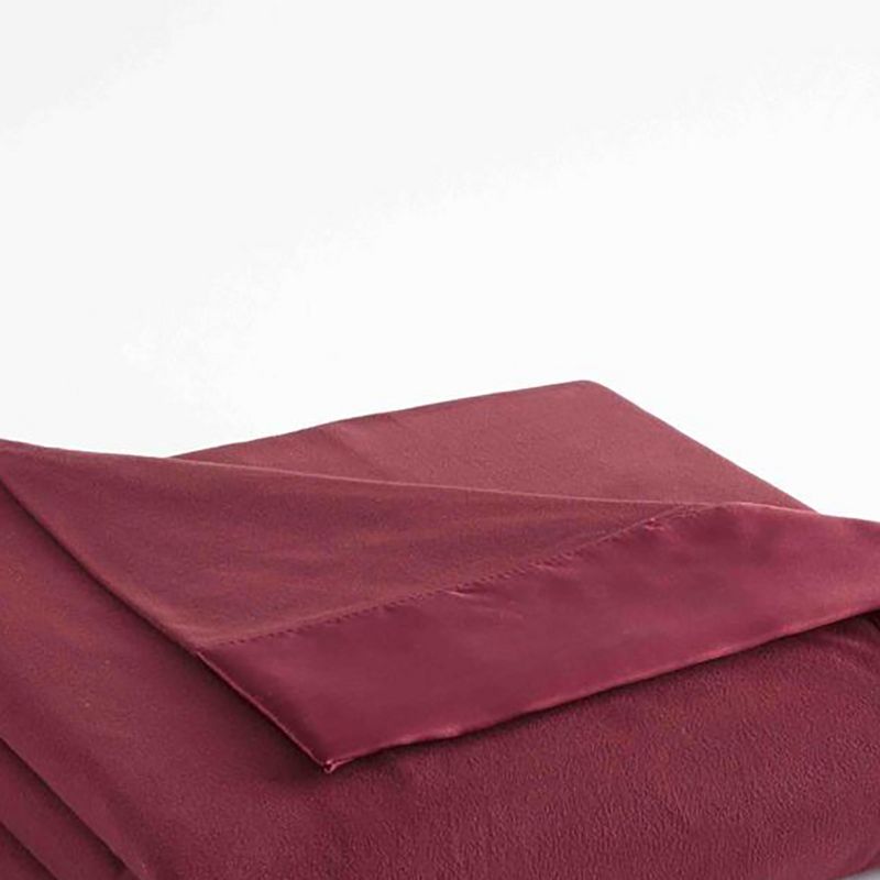 Shavel Micro Flannel High Quality Durable Luxuriously Soft & Warm Satin Hemmed All Seasons Sheet Blanket, 2 of 4