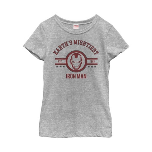 Girl's Marvel Earth's Mightiest Iron Man T-Shirt - image 1 of 4