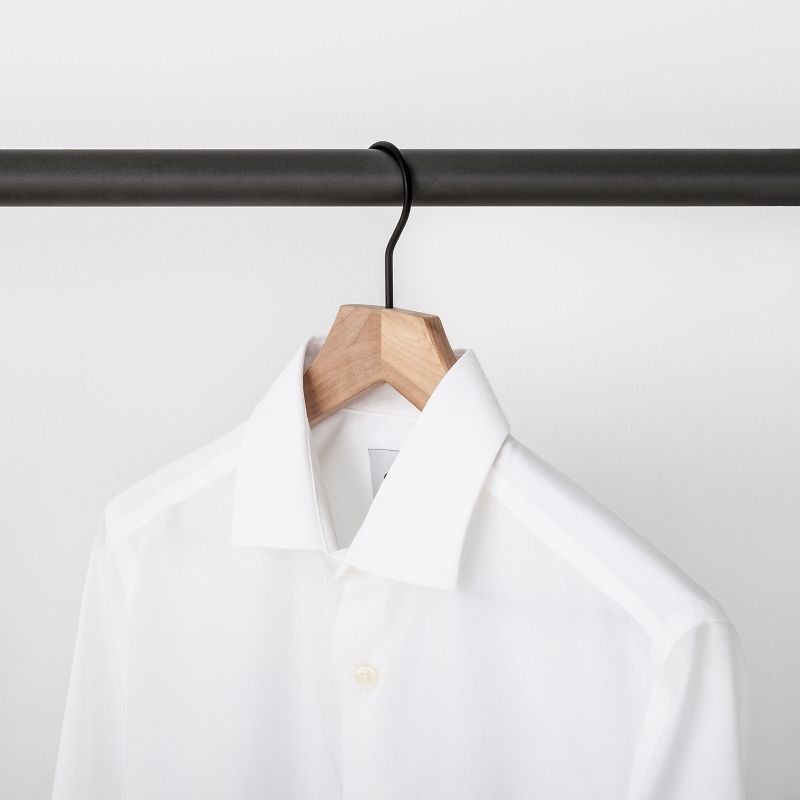 4pk Wood Suit Hangers Natural - Brightroom&#8482;, 3 of 10