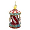 Kurt Adler Noble Gems Glass Ornament for Christmas Tree, Carousel - 2 of 3