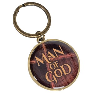 Dicksons Man of God Trust Hope in The Lord Epoxy Christian Key Ring Keychain - 1 of 2