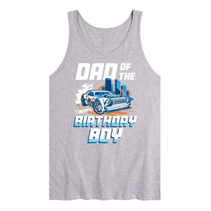 Men's - Hot Wheels - Dad Of Birthday Boy Graphic Tank Top - 1 of 1