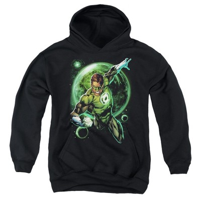 Boys’ Green Lantern Galaxy Glow Hooded Sweatshirt
