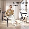 VINGLI Outdoor Dining Chairs Set of 4, Metal Frame Patio Chairs All-Weather Wicker Patio Dining Chairs Yard Chairs for Balcony, Front Porch and Deck - 4 of 4