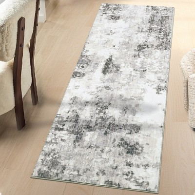 Modern Abstract Area Rug Washable Rug Soft Foldable Accent Rug Low Pile stain-Resistant Rugs