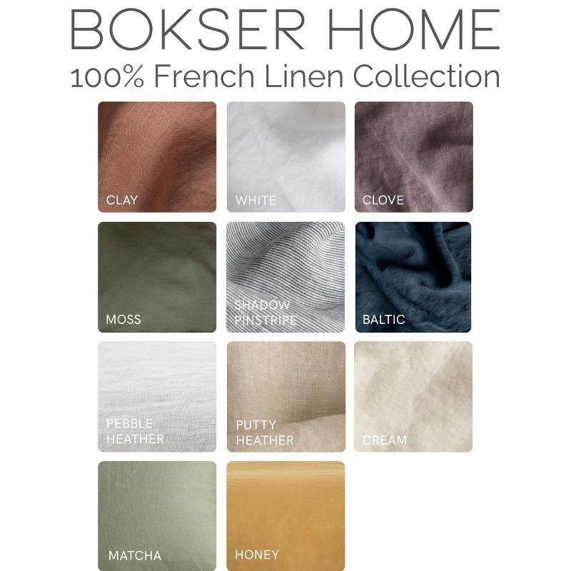 100% French Linen Duvet Cover | BOKSER HOME, 6 of 8