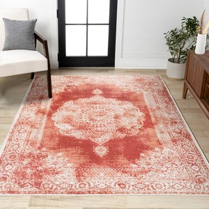 JONATHAN Y Rosalia Cottage Medallion Area Rug - 1 of 4