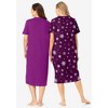 Dreams & Co. Plus Size 2-Pack Long Sleepshirts - 3 of 4