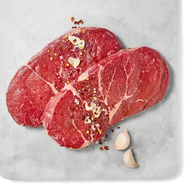 Fresh Beef Top Sirloin Boneless Steak Raw - 0.62-2.87lbs - price per lbs - Good & Gather™