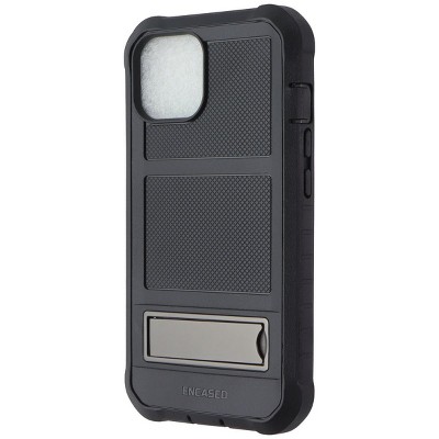 Encased Falcon Kickstand Case for Apple iPhone 14 - Black