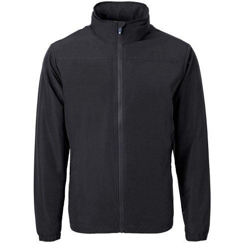 Cutter Buck Charter Eco Knit Recycled Mens Full-zip Jacket - Black ...