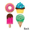 Big Dot of Happiness Sweet Shoppe - Donut, Ice Cream and Cupcake Decorations DIY Candy and Bakery Birthday Party or Baby Shower Essentials - Set of 20 - 3 of 4