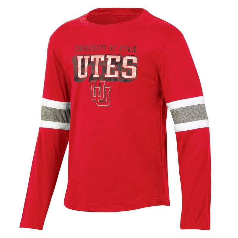NCAA Utah Utes Boys&#39; Long Sleeve T-Shirt, 1 of 4