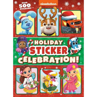 Holiday Sticker Celebration! (Nickelodeon) - by  Golden Books (Paperback)