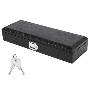 Truck Tool Box, Secure Aluminum Storage with Lock, Weatherproof Design for Pickup Truck Bed, RV, or Trailer - 1 of 4