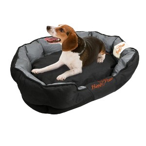 Artloge Heavy Duty Dog Bed Made By Durable Oxford Material Waterproof Anti-scratch Dog Pet Bedding with Bolster Luxury Soft Removable Cushion - 1 of 4