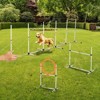 Portable Pet Agility Pet Training Set Dog Obstacle Exercise Adjustable Jump Ring High Jumper wCarry Bag - 2 of 4