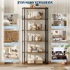 70.87" Tall 6-Tier Bookshelf, Modern Bookcase, Open Storage Organizer Shelving Unit for Home Office Living Room - 4 of 4