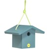 Birds Choice 6.75" Color Pop Recycled Plastic Wren Bird Houses Aqua Blue: Weather-Resistant, No Assembly Required - 3 of 4