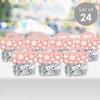 Big Dot of Happiness Pink Daisy Flowers - DIY Floral Party Clear Goodie Favor Bag Labels - Candy Bags with Toppers - Set of 24 - 2 of 4
